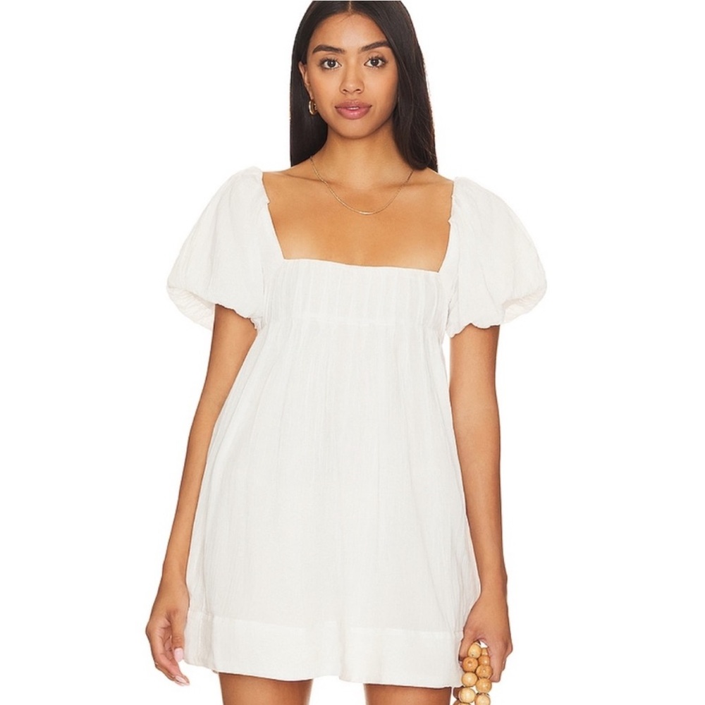 Free People Marina mini dress in ivory